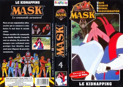 M.A.S.K. M.A.S.K. VHS France black no. 4
